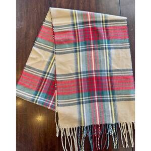 NEW SAGE & CLARE unisex premium cashmere scarf in tan